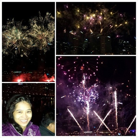 and my first fireworks in Darling Harbour
